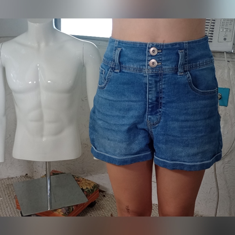 Blue jean shorts